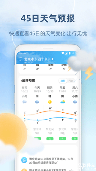 心橙天气app